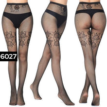 Load image into Gallery viewer, Ultra-thin Durable Fishnet Jacquard Weave Stockings