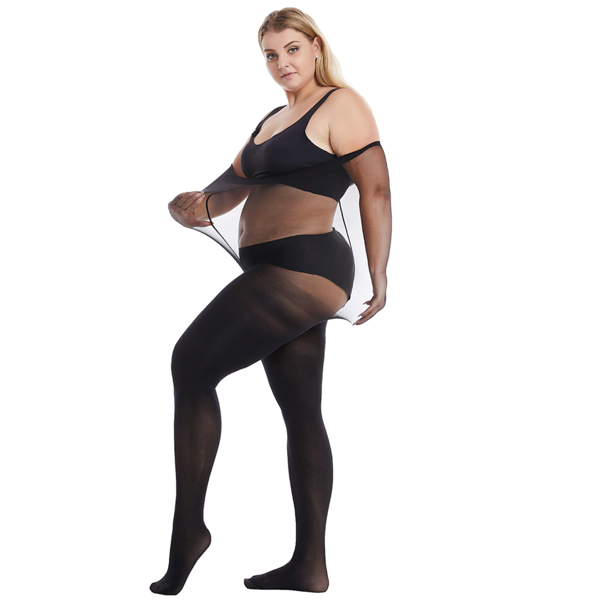 Opaque Indestructible Stockings 60D Plus Size