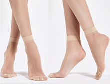 Load image into Gallery viewer, 5 Pairs Sheer Indestructible Socks - 12D Low