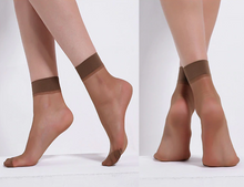 Load image into Gallery viewer, 5 Pairs Sheer Indestructible Socks - 12D Low