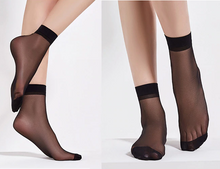 Load image into Gallery viewer, 5 Pairs Sheer Indestructible Socks - 12D Low